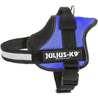 JULIUS K-9 Powerharness, Hund, Westengeschirr, XXL, Blau, Polyester, jede Rasse