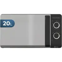 Cecotec 01526, Arbeitsplatte, Solo-Mikrowelle, 20 l, 700 W, Drehregler, Schwarz