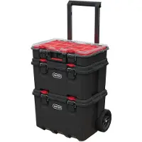 Keter Stack'N'Roll Mobiles System - 3er-Set Koffer 17210365