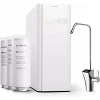 Klarstein Osmose-Wasserfilter-System für Umkehrosmose, 600GPD Untertisch Wasserfilter-System für Trinkwasser, 5-Stufen-Filtration, 3 Filter, Erreicht 99,99% Reinheit, Schnelle RO-Umkehrosmoseanlage
