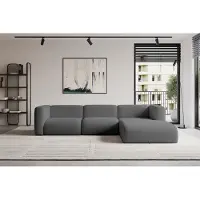 ALTDECOR Ecksofa - MIRA-L2 - 318x179x89 - Grau - Corner Sofa Eckcouch Couch L-Form, links/rechts angeordnet