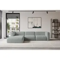 ALTDECOR Ecksofa - MIRA-L2 - 318x179x89 - Grün - Corner Sofa Eckcouch Couch L-Form, links/rechts angeordnet