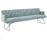 KAWOLA Esszimmerbank CHARME Cord hellblau 186cm