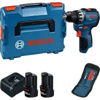 Bosch Akku-Bohrschrauber GSR12V-31, 2x Akku GBA12V-20 in L-BOXX