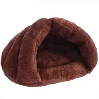 OEM Hunde Schlafbett - Katze - Sicherer Ruheplatz - Extra dicke Füllung - 50x40x30 cm - Kaffeefarben
