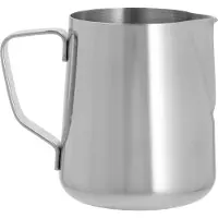 Krumble Milchkännchen - Edelstahl - Silber - Milchaufschäumer - Milchkännchen - Milchaufschäumer - Transparent - 6 x 11 x 9,5 cm