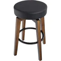 Classic Cantabile Pub-Hocker Gitarrenhocker dunkel gebeizt