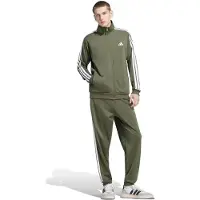 Adidas Trainingsanzug SPORTSWEAR "M DAYRDY TS", Herren, Gr. S, grün (olive four, weiß), Obermaterial: 100% Polyester, Sportanzüge Trainingsanzug