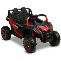 Toyz Elektrisches Fahrzeug Axel von , rot, mit Bluetooth und LED-Beleuchtung