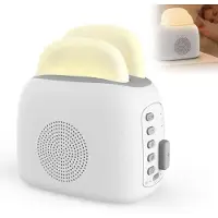 Dopwii White Noise Gerät Bluetooth Lautsprecher Nachtlicht Entspannungsgerät mit Timer für Schlafzimmer und Kinderzimmer