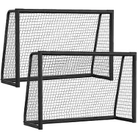 OEM Fußballtorset 240 x 160 x 86 cm, inklusive Tor-Luftpumpe und Grundanker.