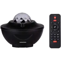Grundig Sternenhimmel Projektor Nachtlicht mit 10 LED Farben - Galaxy Projector inkl. Bluetooth Funktion - Fernbedienung und USB-Ladekabel