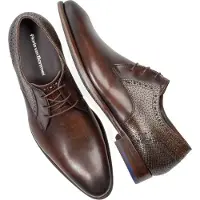 Floris van Bommel Herren Business Schuhe Sfm-30361 De Stapper - Bruin - Größe 46⅔