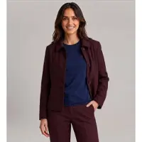 Ba&sh für Damen. 1H26IDEL Amerikanerin Idelie bordeauxrot (34), Lässig, Polyester