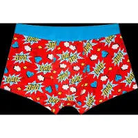 Happy socks Boxershorts Super Dad Short Boxer Herren Red-M