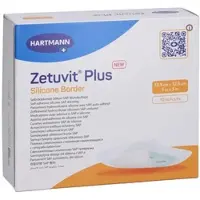 Zetuvit Plus Silicone Border steril 12,5 10 St