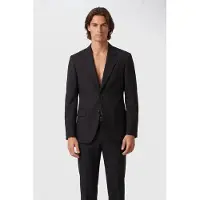 ARKET Dennis Hopsack Suit Blazer Black Größe: 50 Short | Blazer Outlet | Herren | Schwarz