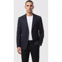 ARKET Dennis Hopsack Suit Blazer Blue Größe: 54 Short | Blazer Outlet | Herren | Blau