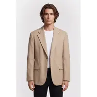 ARKET Doris Linen Cord Press Beige Größe: 38 | Blazer Outlet | Herren | Weiß