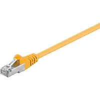 Goobay 50869, 50 m, Cat5e, F/UTP (FTP), RJ-45, RJ-45, Gelb