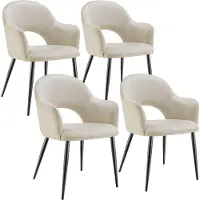 TecTake Armlehnstuhl Sachel in Samtoptik, gepolstert 57 x 61,5 x 87,5 cm