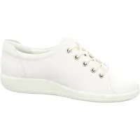 Ecco Soft 2.0 Veterschoenen Laag - Wit - Maat 41