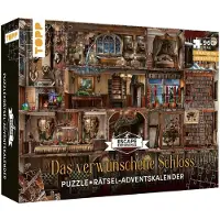 Sonstige Verlage Puzzle-Rätsel-Adventskalender: Das verwunschene Schloss - 24 Puzzles mit insgesamt 960 Teilen