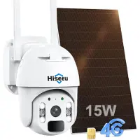 Hiseeu 3G/4G LTE Überwachungskamera Aussen mit SIM Karte,Überwachungskameras Aus