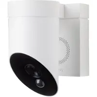 Somfy 1875325 – Outdoor Camera weiß, WLAN-Außenüberwachungskamera mit intelligen