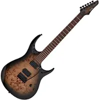 G4M 529 Standard E-Gitarre Black Burl Burst