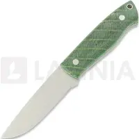 Brisa Trapper 95 Messer, Elmax, flat, stab.pagoda, green-black