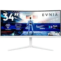 Philips Evnia 34M2C5601QA 34 Zoll - Curved Gaming Monitor Fast VA, 200 Hz, 1ms GtG, USB-C, 2x HDMI 2.1, DP