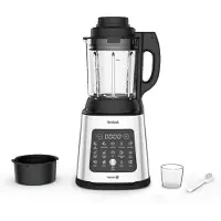 Tefal Standmixer "BL83SD PerfectMix Cook", schwarz (silber, schwarz), B:21,2cm H:45,6cm T:23,9cm, Zerkleinerer, 2 L Fassungsvermögen, 10 Automatikprogramme, Standmixer