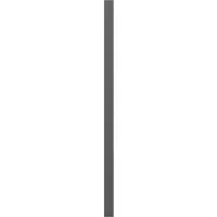 Traumgarten Zaun Zubehör Pfosten WPC Anthrazit mit Metallkern 8 cm x 8 cm x 200 cm