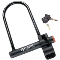 Unice Toys Gurpil Fork Bügelschloss Schwarz 12 x 180 x 245 mm Schwarz 12 x 180 x 245 mm