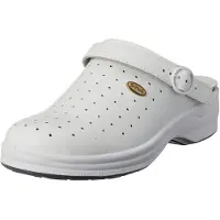 Scholl Medizinische Clogs New Bonus White Unisex-Schuhgröße 45