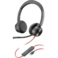 Poly Blackwire 8225 USB-C Headset, Kabelgebunden, Büro/Callcenter, 185 g, Kopfhörer, Schwarz