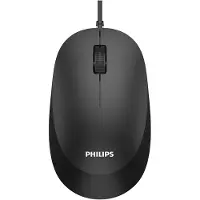 Philips SPK7207B/00, Beidhändig, Optisch, USB Typ-A, 1200 DPI, Schwarz