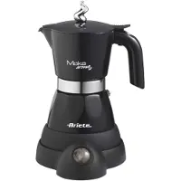 Ariete 1358, Elektrische Espressokanne, 480 W, Schwarz
