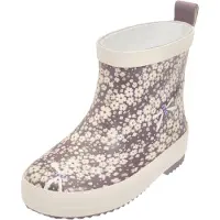 Playshoes Gummistiefel Halbschaft Blumen Uni Kinder Gummistiefel, Violett Blu