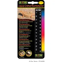 Exo Terra Waagerechtes Thermometer Mit Großem Messbereich Durchsichtig Durchsichtig One Size