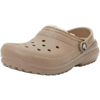 Crocs Uni Kinder Classic Lined Clog K Clog, Mushroom/Bone, 36/37 EU