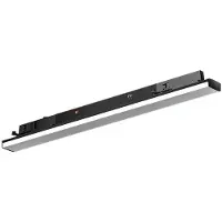 Silamp Lineares Schienensystem, dreipolig, 15-30W, dimmbar, 60cm Länge, 120° Abstrahlwinkel, Farbe: Schwarz, Farbtemperatur: 3000K/4000K/6000K