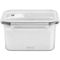 Lurch 00240895, Brotdose, Erwachsener, Edelstahl, Transparent, Kunststoff, Edelstahl, Einfarbig, 2 l