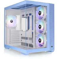 Thermaltake View 380 TG ARGB Hydrangea Blue, Midi Tower, PC, Blau, ATX, micro ATX, Mini-ITX, SPCC, Gehärtetes Glas, Gaming