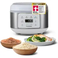 Panasonic SR-DA152WXE, Silber, Weiß, 4 l, Keramik, Tasten, 24 h, 1 m