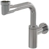 Alca Designsiphon 1 1/4" raumsparend, Ganzmetall