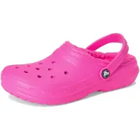 Crocs Uni Kinder Classic Lined Clog K Holzschuh, Rose, 36 EU