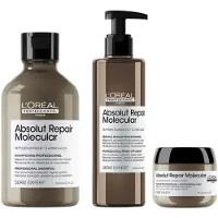 L'Oréal Absolut Repair Molecular Bundle Rinse-Off + Reisegröße Maske gratis 550 ml