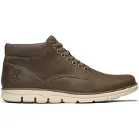 Timberland Sneaker "BRADSTREET - MID LACE UP SNEAKER", Herren, Gr. 42, Synthetik, braun (canteen), Leder, Schuhe Sneaker, Winterstiefel, Schnürstiefel, Winterschuhe